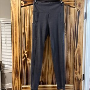 American Eagle Outfitters Charcoal Gray High-Waist Leggings
